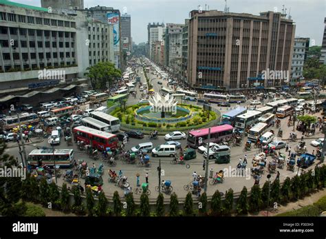 View of Motijheel Commercial area of Dhaka city. Dhaka, Bangladesh ...