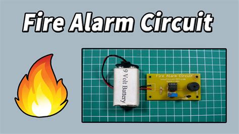 Simple Fire Alarm Circuit Using Thermistor & LM358