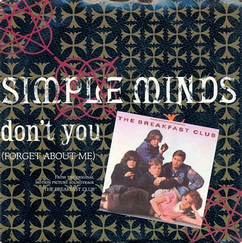 Simple Minds – Don't You (Forget About Me) (1985, Breakfast Club sleeve ...