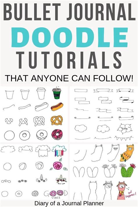 Ultimate List of Bullet Journal Doodles - 50 FREE Step-by-step Instructions