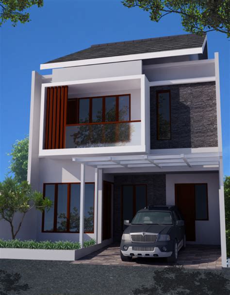 10 Inspirasi Rumah Minimalis 2 Lantai Type 36, Beragam Ukuran dan Desain