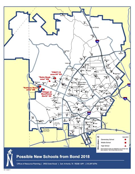 Northside ISD School Bond 2018: New Schools, New Upgrades - San Antonio ...