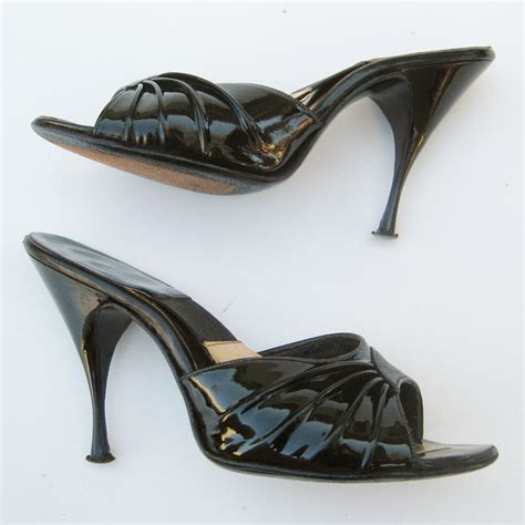 High Heels Backless Open Toes Shoes - Vintage fashions - High Heel Place