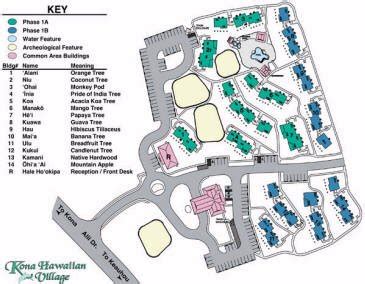 Map Layout Wyndham Kona Hawaiian Resort