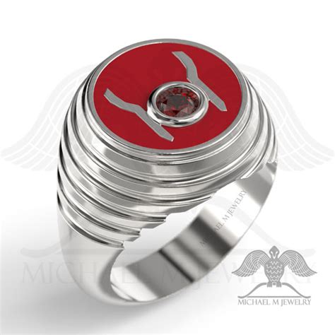 Red Lantern Ring – custommade, handmade *** Made to Order – 115 ...