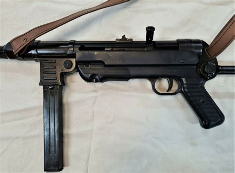 REPLICA WW2 GERMAN MP40 SEMI AUTOMATIC MACHINE PISTOL GUN BY DENIX | JB ...