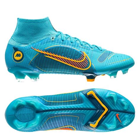 Nike Mercurial Superfly 8 Elite FG Blueprint - Blå/Orange/Blå