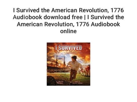 I Survived the American Revolution... 1776 Audiobook download free