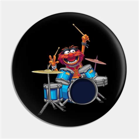 Animal Drummer The Muppets Show - Muppets - Pin | TeePublic