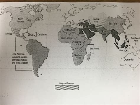 Ap World History Regions Map - Maping Resources