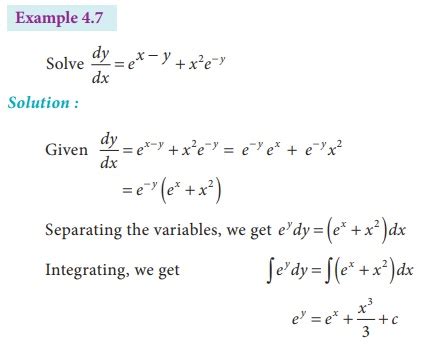 First order and first degree differential - Example Solved Problems ...