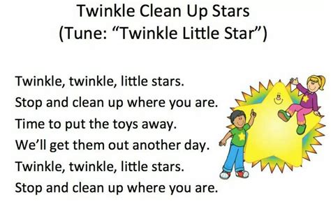 Clean up song for preschool! | Classroom songs, School songs ...