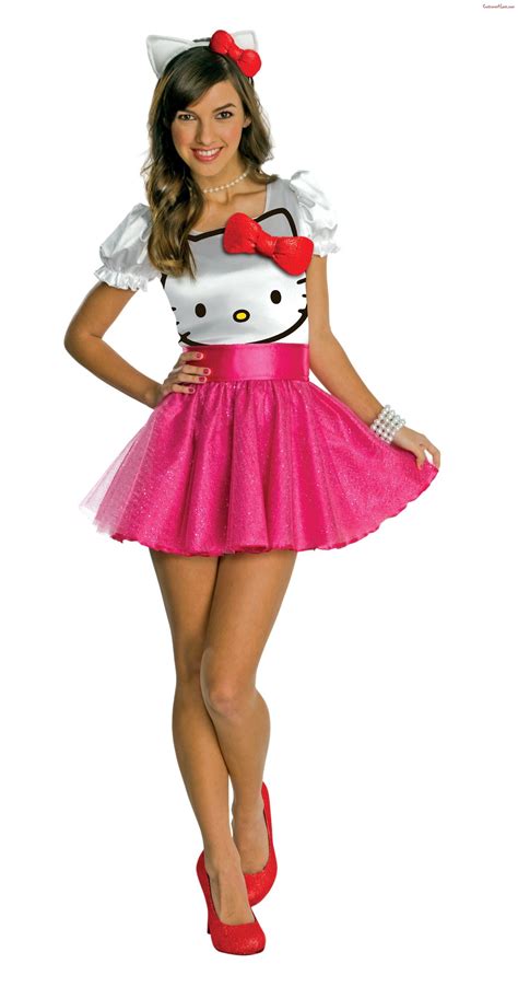 Hello Kitty - Hello Kitty Tutu Dress Teen Costume | Hello kitty dress ...