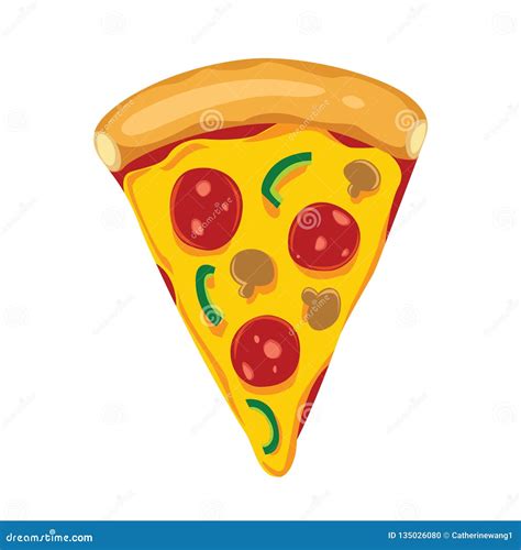 Cartoon Pizza Slice Wallpaper