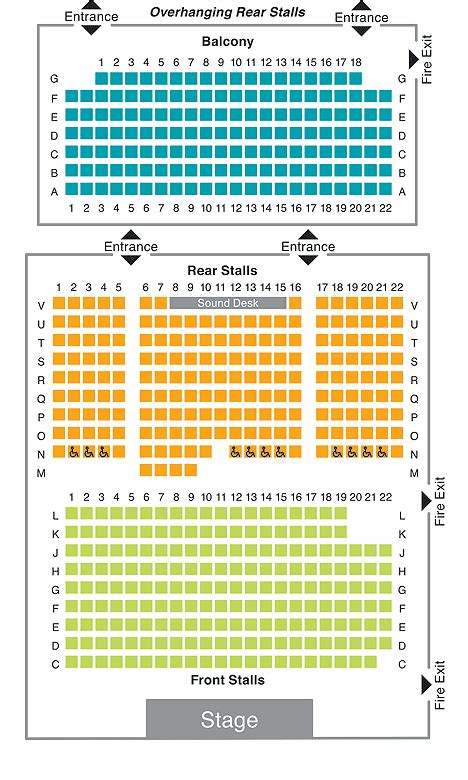 Palace Theatre, Mansfield | Seating Plan, view the seating chart for ...