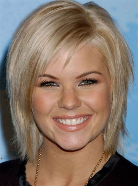 Short hairstyles round face over 40 | hairstyles6h