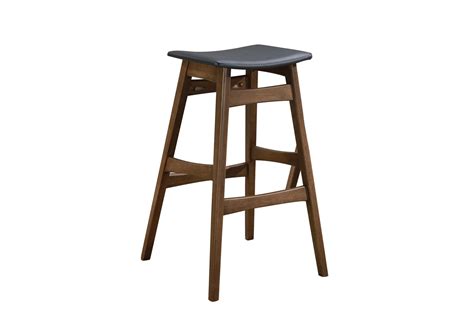 Fin Dark Grey Backless Kitchen Bar Stool Set Of 2 | Living Spaces