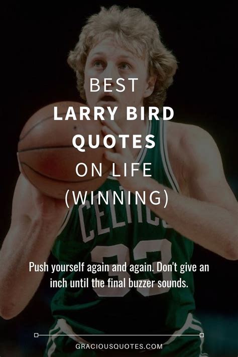 27 Best Larry Bird Quotes on Life (WINNING) | Larry bird quotes, Larry ...