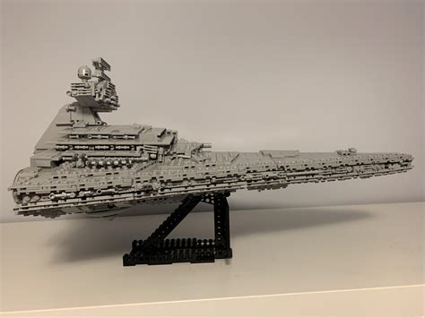 Here comes my Imperial Star Destroyer MOC finally finished! : r/lego