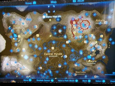 Botw Full Map Shrines