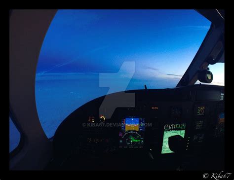 Sunrise through the cockpit by Kiba67 on DeviantArt