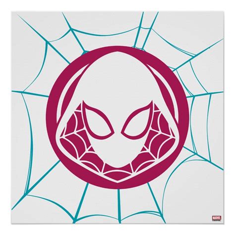 Ghost-Spider Icon Poster | Zazzle | Spiderman birthday, Spider, Spider gwen