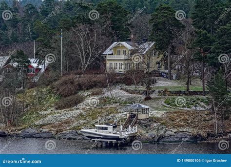 Stockholm Archipelago Sightseeing at Winter Editorial Photo - Image of ...