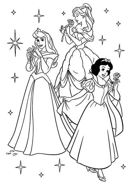 Free Printable Disney Princess Coloring Pages For Kids