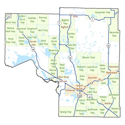 Itasca County Maps