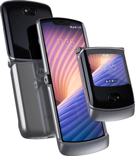 Customer Reviews: Motorola moto razr 2020 5G (Unlocked) Silver ...