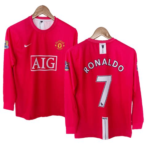 Manchester united Cristiano Ronaldo 2007- 08 Retro Full sleeve Jersey ...