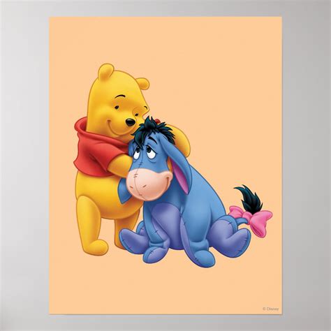 Winnie the Pooh and Eeyore Poster | Zazzle