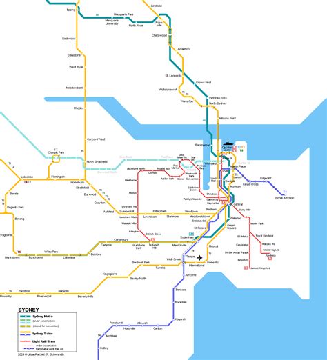 Sydney Rail Map City Train Route Map, Your Offline Travel, 40% OFF