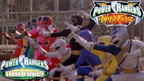 Power Rangers Wild Force/Time Force Team Up - Alternate Opening - YouTube