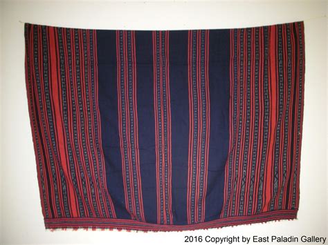 Antique Philippines Aborigine IFUGAO Tribal Textile (72" x 63")