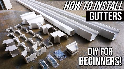 How To Install Gutters For Beginners! Easy DIY Home Project! - YouTube