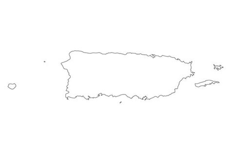 Puerto Rico Map Outline Images – Browse 759 Stock Photos, Vectors, and ...