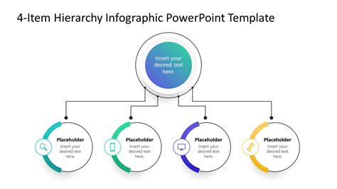 4-Item Hierarchy Infographic PowerPoint Template - SlideModel