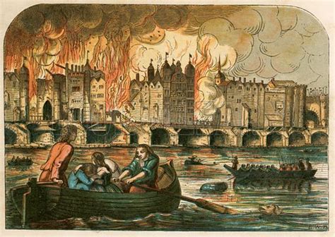 The Great Fire of London, 1666 stock image | Look and Learn