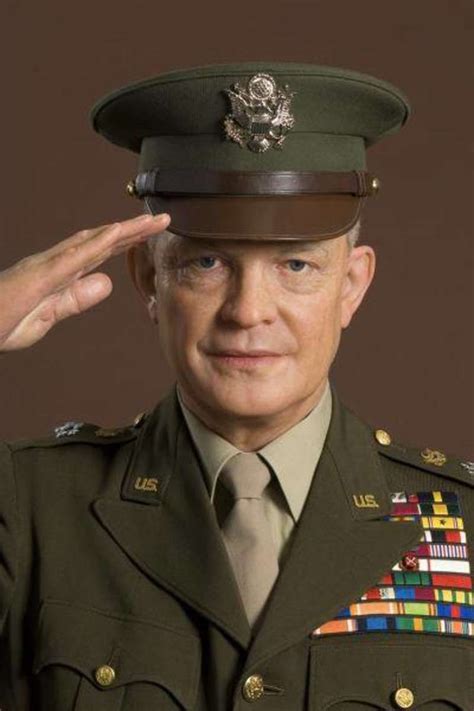 A portrait of the five-star General of the Army rank Dwight D ...