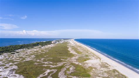 Alabama Gulf Coast; Mobile Bay on the left, Gulf on the right : r/drones