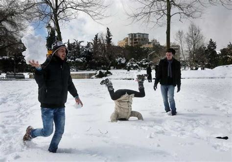 IN PICTURES: Snow falls in Golan, Jerusalem, and even in Negev desert ...