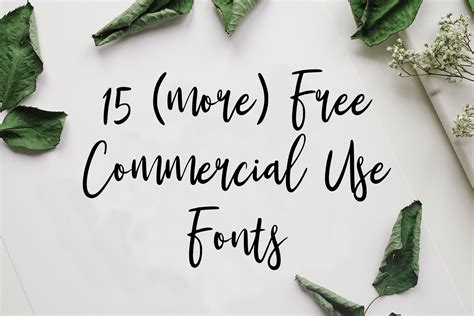 15 Awesome Free Commercial Use Fonts | The Font Bundles Blog