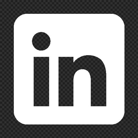 LinkedIn Square White Icon Transparent PNG | Citypng