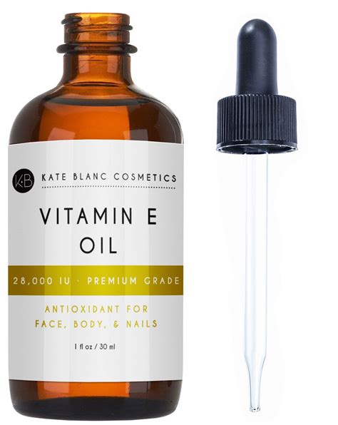 Vitamin E Oil by Kate Blanc. Moisturizes Face and Skin. 100% Pure ...