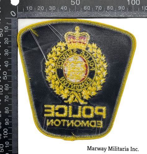 Obsolete Edmonton Police Service Shoulder Patch – Marway Militaria Inc ...