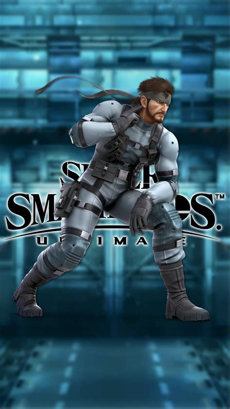 Super Smash Bros Ultimate Snake phone background : r/smashbros