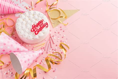 Party birthday background with cake | High-Quality Holiday Stock Photos ...