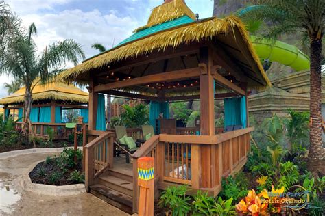 Universal Volcano Bay Cabana - Rental of Private Cabanas at Water Park