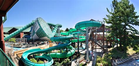 New Frontier Outdoor Waterpark Slides Wilderness Resort, Wisconsin ...